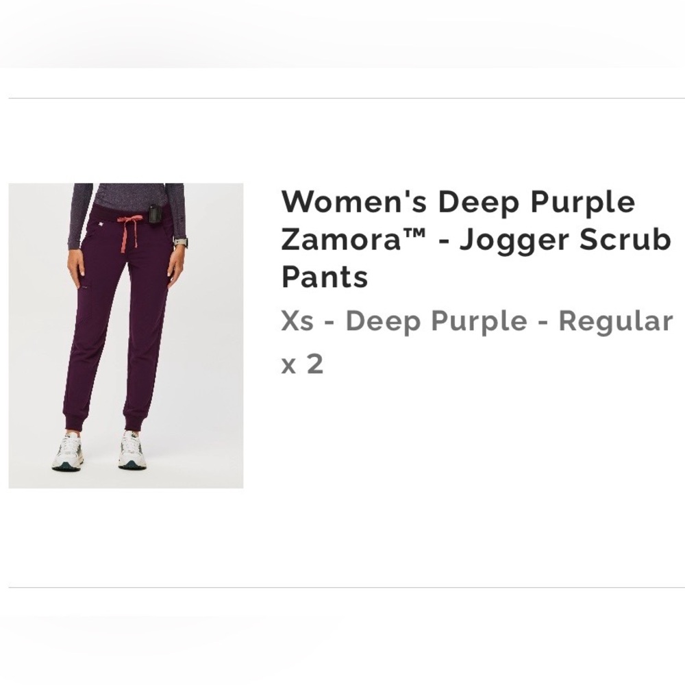 Figs Women's Plum Jogger Scrub Pants
